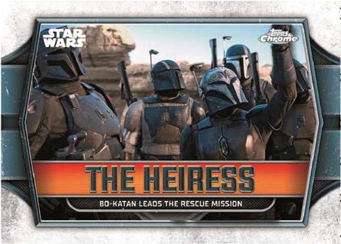 2024 TOPPS CHROME STAR WARS - THE HEIRESS - SINGLES - #HE1-HE10 - YOU PICK FROM LIST