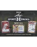 2024 LEAF SPORTS HEROES METAL HOBBY BOX