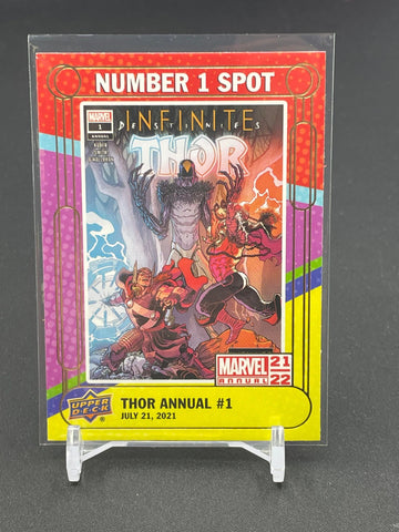2021 UPPER DECK MARVEL - NUMBER 1 SPOT - THOR ANNUAL - #N1S-11