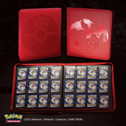 ULTRA PRO ELITE SERIES: POKEMON 12-POCKET ZIPPERED CHARIZARD PRO BINDER