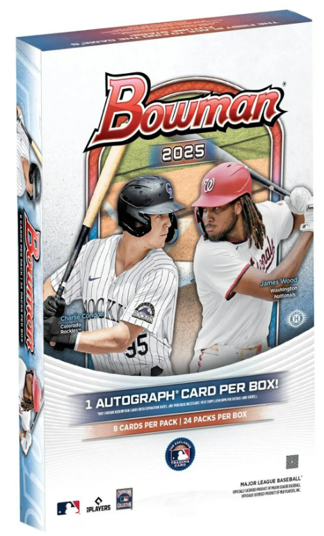 2025 TOPPS BOWMAN BASEBALL HOBBY BOX