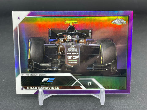 2023 TOPPS CHROME F1 - PURPLE REFRACTOR - B. BENAVIDES - #141 - #'D/399