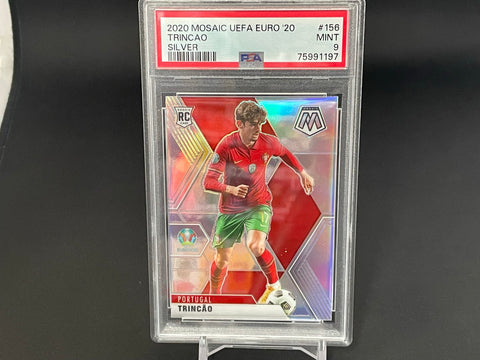 2020 PANINI MOSAIC UEFA EURO - SILVER - TRINCAO - #156 - PSA 9 - RC
