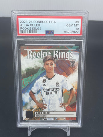 2023 PANINI DONRUSS FIFA - ROOKIE KINGS - A. GULER - #9 - PSA 10 - RC