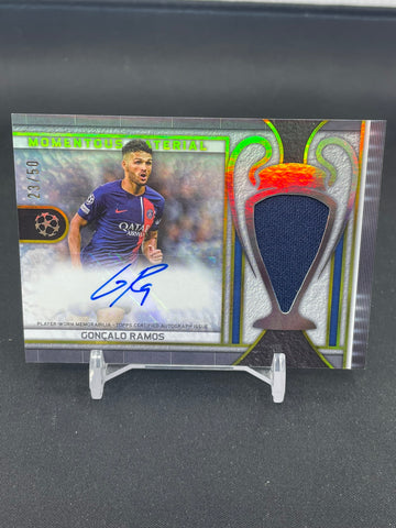 2023 TOPPS MUSEUM COLLECTION - MOMENTOUS MATERIAL - G. RAMOS - #MMIA-GR - #'D/50 - RELIC - AUTOGRAPH