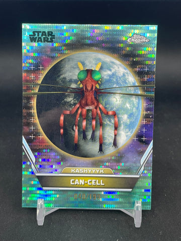 2024 TOPPS CHROME STAR WARS HYPERSPACE - AQUA SONAR REFRACTOR - CAN-CELL - #39 - #'D/199