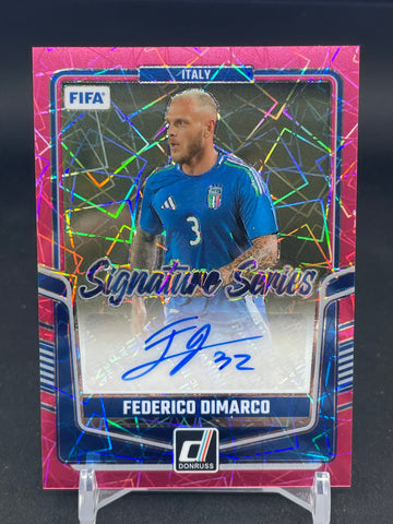 2024 PANINI DONRUSS - PINK VELOCITY PRIZM - SIGNATURE SERIES - F. DIMARCO - #SS-FD - AUTOGRAPH