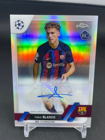 2023 TOPPS CHROME - F. BLANCO - #CA-FB - AUTOGRAPH - RC