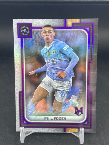 2024 TOPPS MUSEUM COLLECTION - PURPLE - P. FODEN - #46 - #'D/99