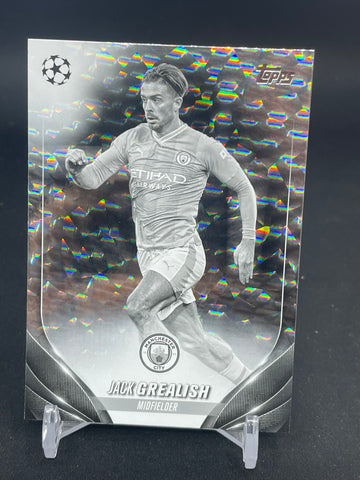 2023 TOPPS UEFA COMPETITIONS - BLACK AND WHITE ICY - J. GREALISH - #124 - #'D/150
