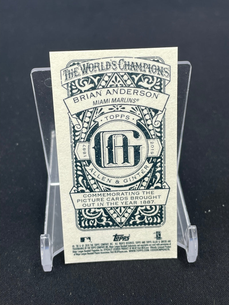 2019 TOPPS ALLEN & GINTER - SP MINI NO NUMBER - B. ANDERSON