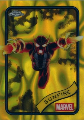 2025 TOPPS CHROME MARVEL - YELLOW LAVA REFRACTOR - SINGLES -