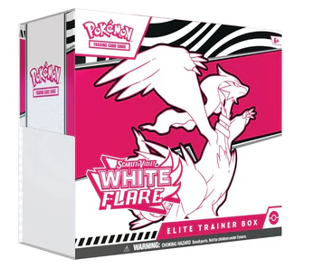 POKEMON WHITE FLARE BLACK BOLT ELITE TRAINER BOX (1 OF EACH PER PERSON)