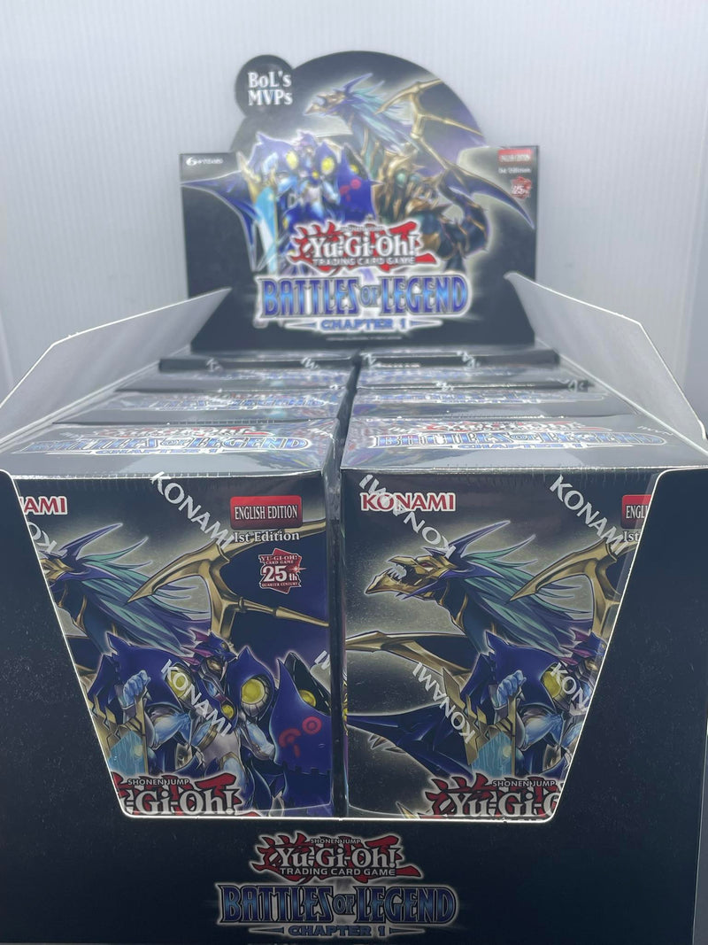 YU-GI-OH! BATTLES OF LEGEND CHAPTER 1 BOX DISPLAY (8 BOXES)