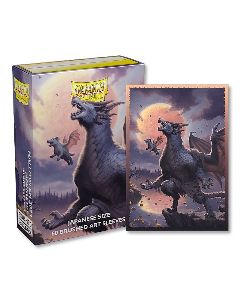 DRAGON SHIELD BRUSHED ART SLEEVES 60 JAPANESE SIZE