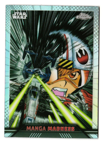 2023 TOPPS CHROME STAR WARS - MANGA MADNESS - SINGLES - MM1-MM15 - YOU PICK FROM LIST