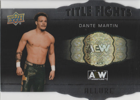 2022 UPPER DECK AEW ALLURE - TITLE FIGHTS - SINGLES - #TF1-TF20 - YOU PICK FROM LIST