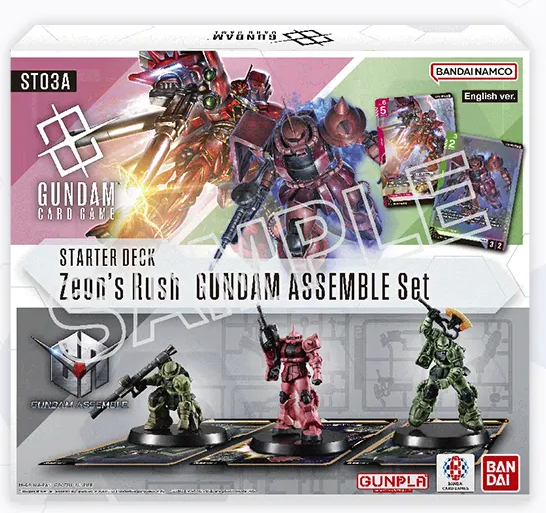 GUNDAM TCG ASSEMBLE STARTER SET (ST01A-ST04A)