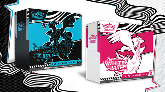 POKEMON WHITE FLARE BLACK BOLT ELITE TRAINER BOX (1 OF EACH PER PERSON)