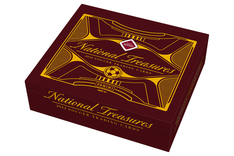 2022 PANINI NATIONAL TREASURES ROAD TO WORLD CUP SOCCER HOBBY BOX