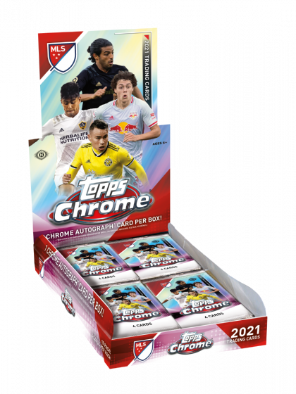 2021 TOPPS CHROME MLS SOCCER HOBBY BOX