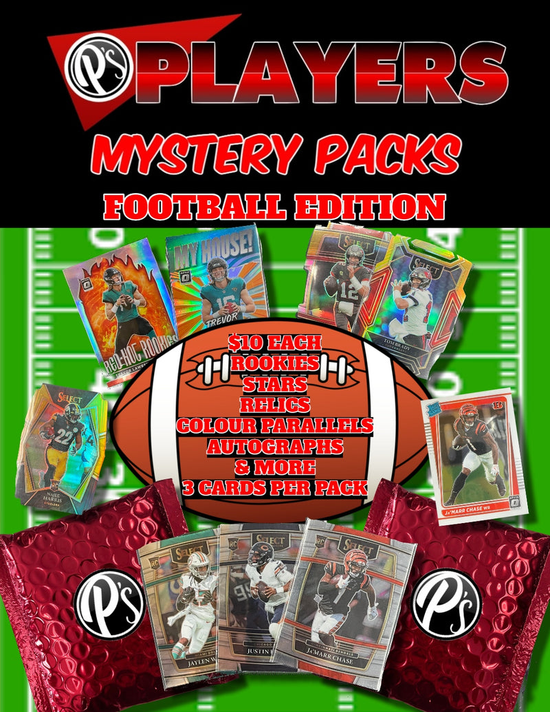 PLAYERS MYSTERY PACKS - FOOTBALL EDITION