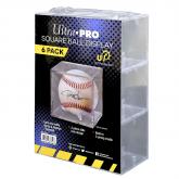 ULTRA PRO SQUARE BALL DISPLAY 6 PACK