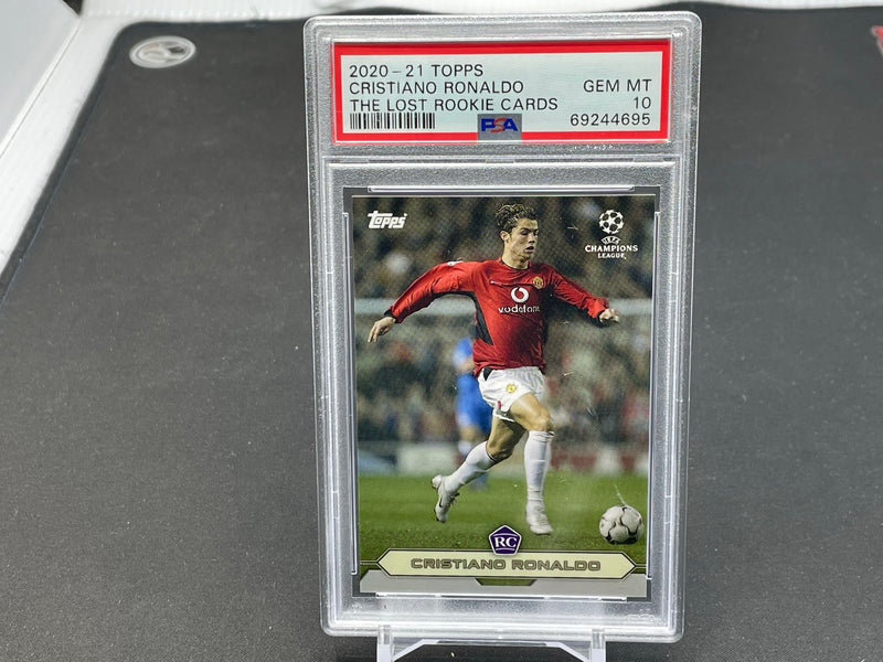 2020 TOPPS - THE LOST ROOKIE CARDS - C. RONALDO - PSA 10