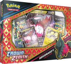 POKEMON CROWN ZENITH REGIDRAGO V  COLLECTION BOX