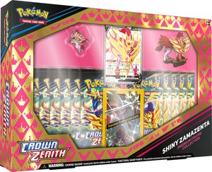 POKEMON CROWN ZENITH SHINY ZAMAZENTA PREMIUM FIGURE COLLECTION