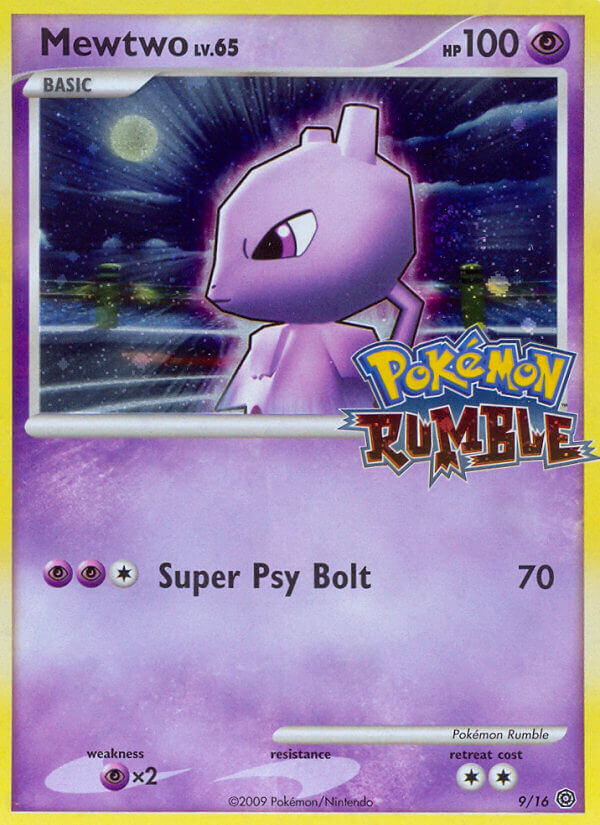 pokemon rumble mewtwo card (9/16) [Pokémon Rumble] Size:Mega Mystery Box Tatsugiri custom art Pokémon Rumble Type Mistform Mutant — Onslaught