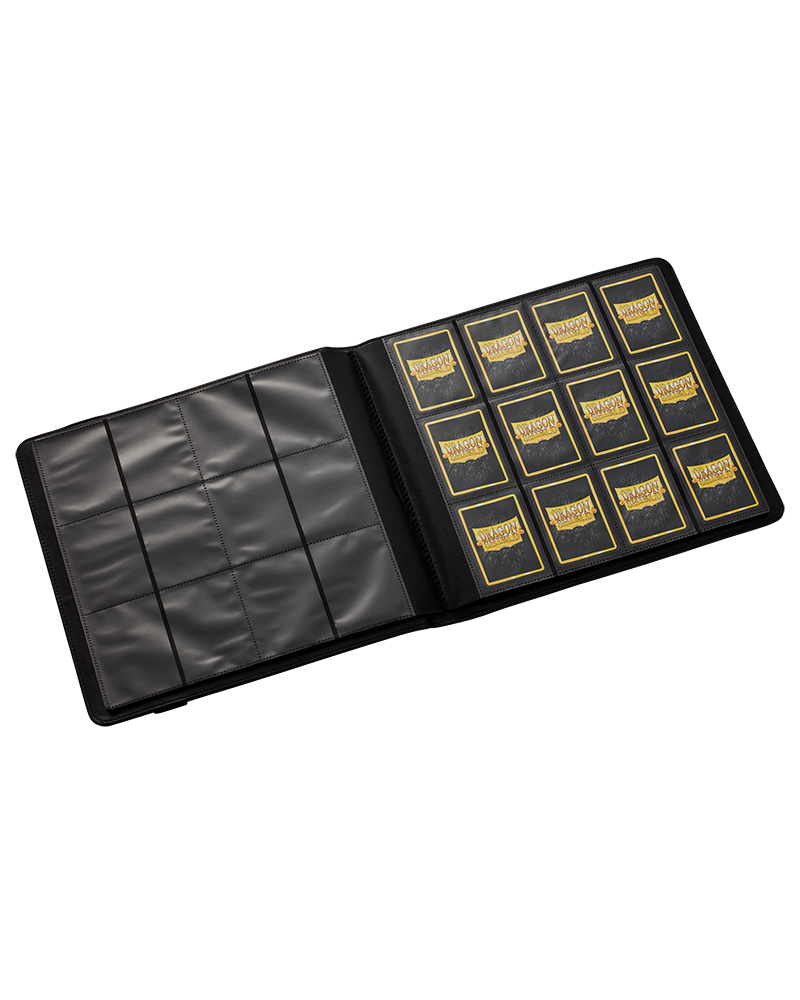 dragon shield card codex zipster binder xl DRAGON SHIELD BLACK CARD CODEX 576 PORTFOLIO