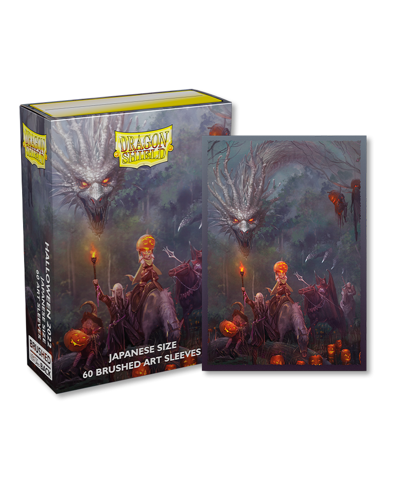 DRAGON SHIELD BRUSHED ART SLEEVES 60 JAPANESE SIZE