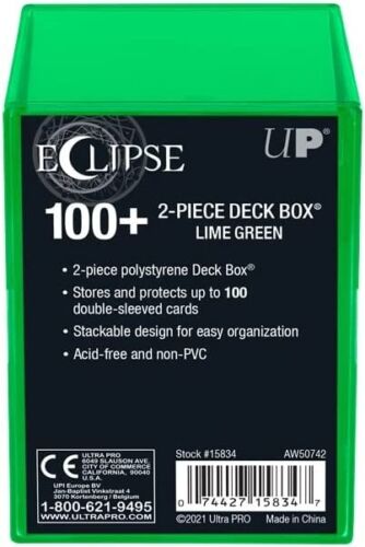 ULTRA PRO ECLIPSE STANDARD SIZE 2-PIECE DECK BOX