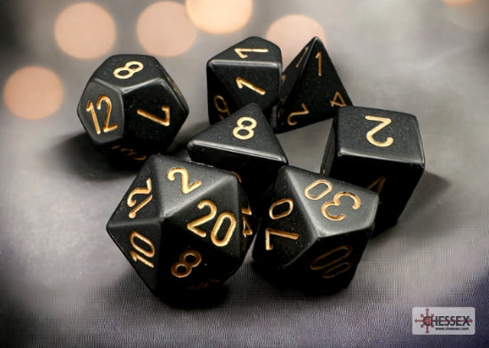 CHESSEX OPAQUE 7-DIE SET