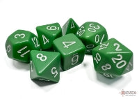 CHESSEX OPAQUE 7-DIE SET