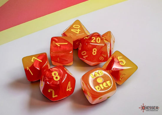 CHESSEX LAB DICE 7 DIE SET (WITH BONUS DICE)