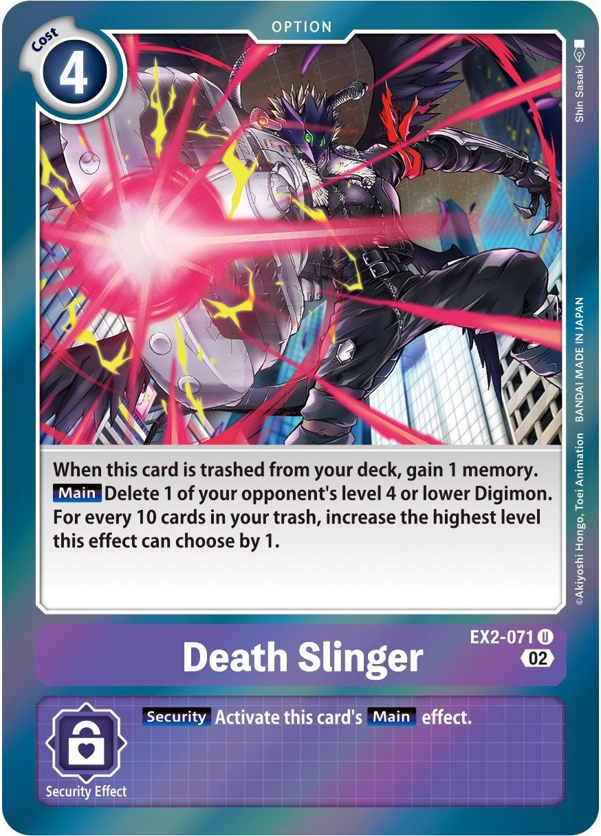 Death Slinger [EX2-071] (Alternate Art) [Starter Deck: Beelzemon Advan