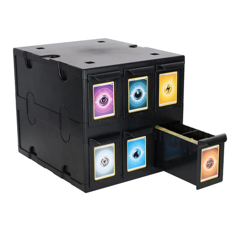 BCW CARD CATALOGUE 6 DRAWER BLACK (SHIPPING NOT AVAILABLE)