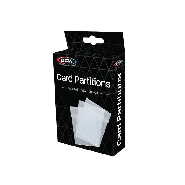 BCW CARD BIN PARTITIONS 12 PACK