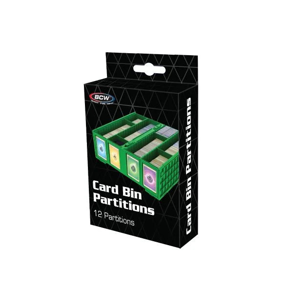 BCW CARD BIN PARTITIONS 12 PACK