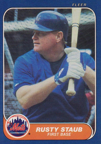 1986 FLEER - BASE - SINGLES - #1-100 - YOU PICK FROM LIST