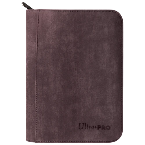 ULTRA PRO PREMIUM SUEDE AMETHYST 4-POCKET PRO BINDER