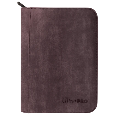 ULTRA PRO PREMIUM SUEDE AMETHYST 4-POCKET PRO BINDER