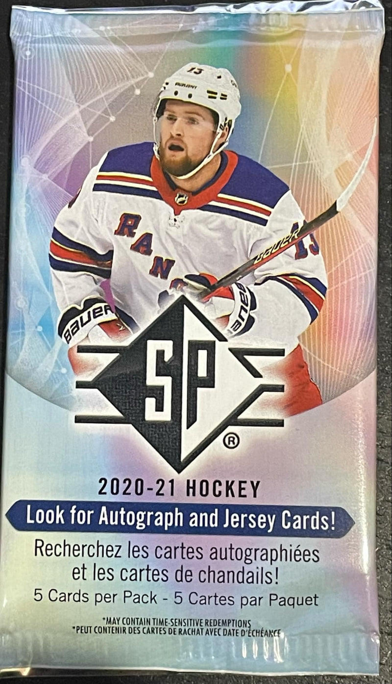 2020 UPPER DECK SP AUTHENTIC HOCKEY RETAIL PACK