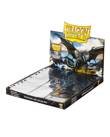 DRAGON SHIELD JAPANESE SIZE 18-POCKET PAGES 50 PACK