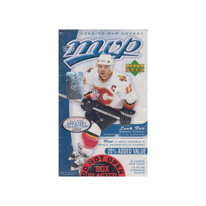 2005 UPPER DECK MVP HOCKEY BLASTER BOX