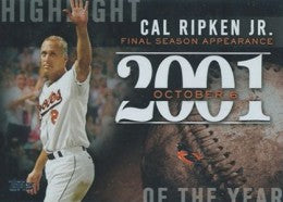 2015 TOPPS SERIES ONE - HIGHLIGHT OF THE YEAR - SINGLES - #H1-H30 - YOU PICK FROM LIST