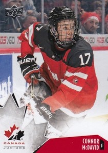 2015 UPPER DECK TEAM CANADA JUNIORS - BASE - SINGLES -