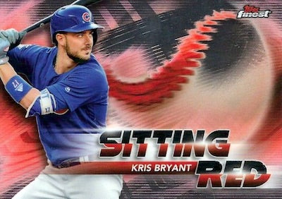 2018 TOPPS FINEST - SITTING RED - SINGLES - SELECT YOUR PLAYER